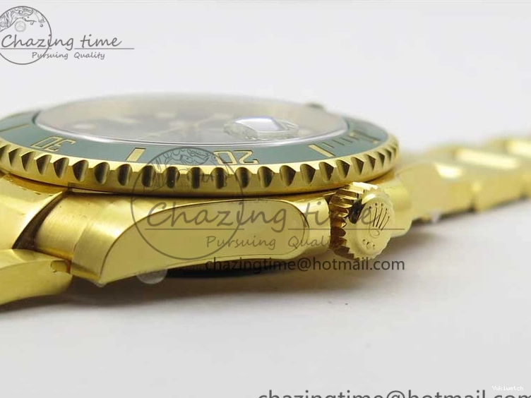 Wrapped YG 116610 Wrapped A2836 Edition ROF Submariner LV YG Green Bracelet on Best Dial 0422